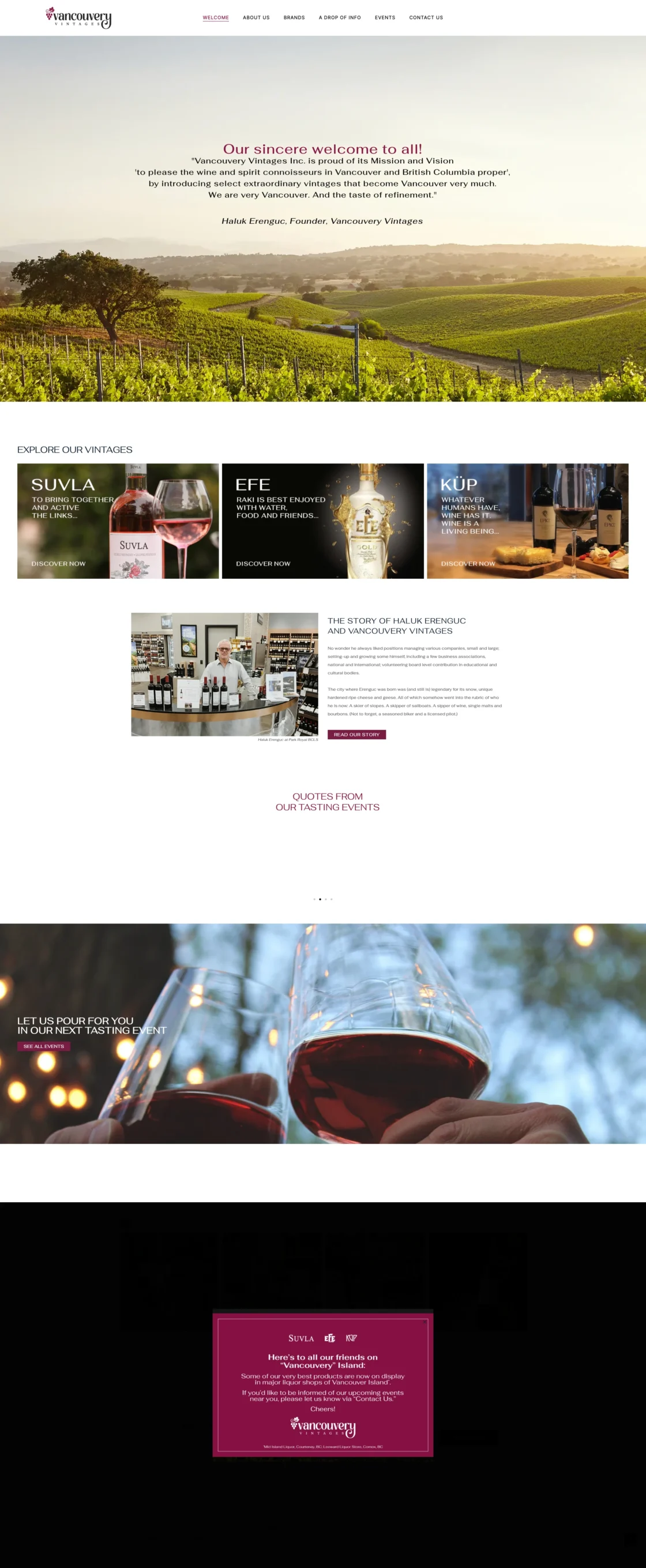 Vancouver Vintages E-Commerce Web Design