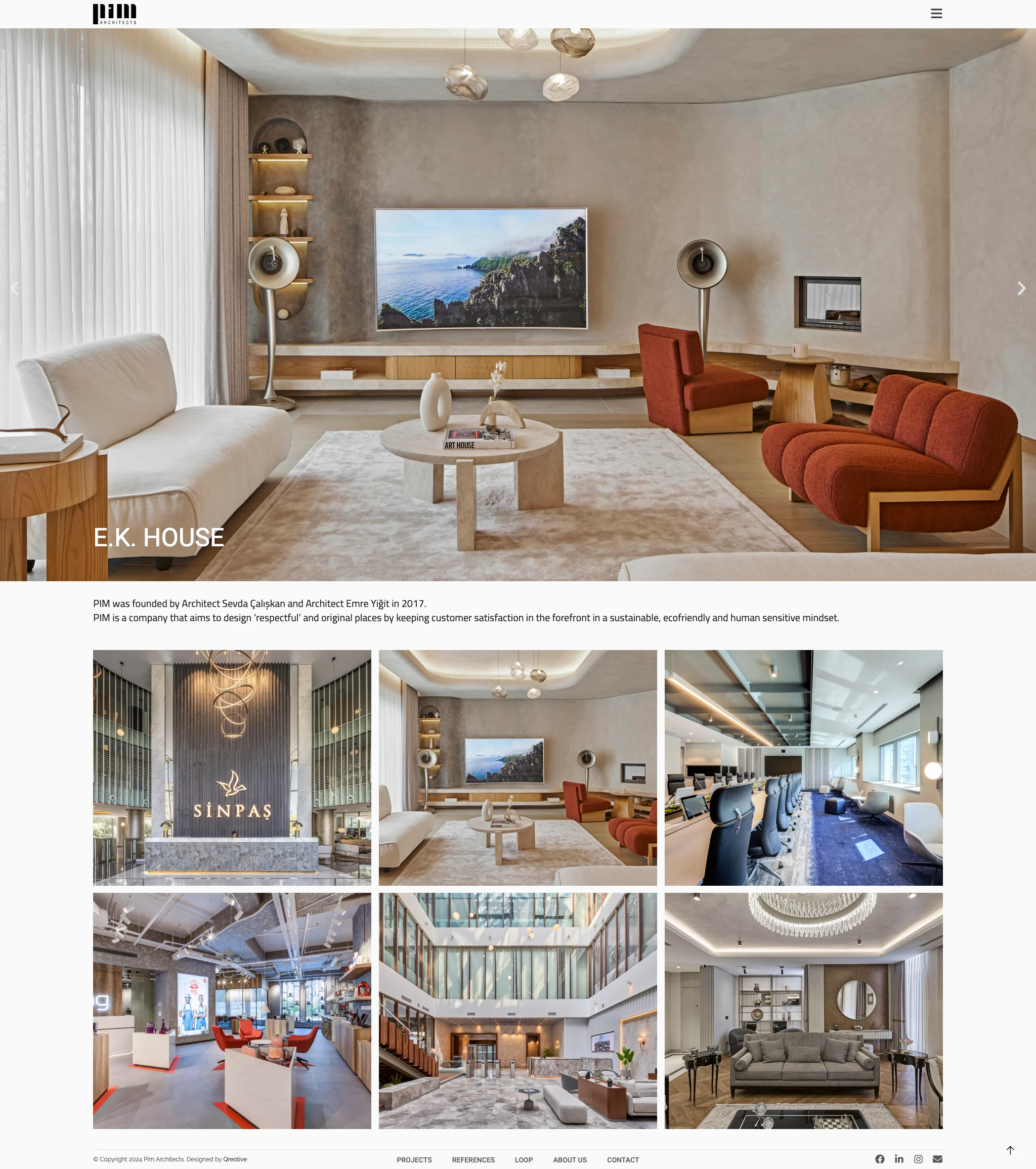 Pim Architects Portfolio Web Design